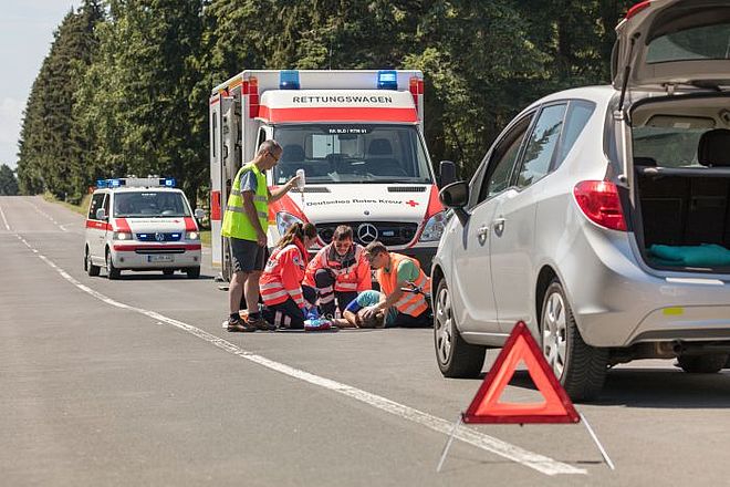 Rettungseinsatz des DRK